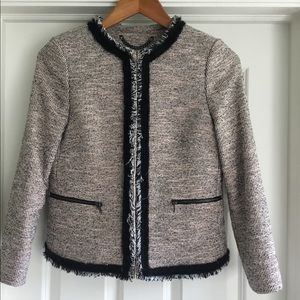 LK Bennett Pink Tweed Skirt Suit, USA 4